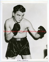 Boxing TIPPY LARKIN Vintage Photograph JR. WELTERWEIGHT CHAMPION New Jersey
