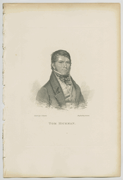 c. 1839 Vintage TOM HICKMAN Bare-Knuckle Boxing Supplement Premium
