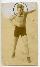 c. 1910s Boxing UNIDENTIFIED BOXER Vintage Photograph