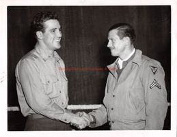 c. 1942 Boxing BILLY CONN In MILITARY Vintage Photograph NICE SHOT!