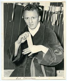 c. 1945 Boxing BUD CHRISTMAN Vintage Photograph FEATHERWEIGHT San Francisco, CA