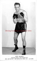 c. 1946 Boxing PETE KENNEDY Vintage Photograph NEW YORK WELTERWEIGHT