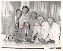 c. 1960s PHIL ROSENBERG, TONY ROSS, BENNY LEVINE, CHAPPIE ROBERTS ++ Vintage Boxing Photograph