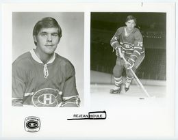 c. 1970s Hockey REJEAN HOULE Vintage Photograph MONTREAL CANADIENS 