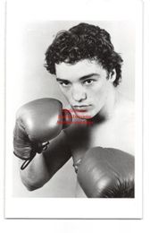 c. 1980s DAVEY HILTON Vintage Boxing Photo SUPER MIDDLEWEIGHT CHAMP Montreal
