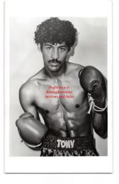c. 1980s TONY PEP Vintage Boxing Photo FEATHERWEIGHT CONTENDER British Columbia