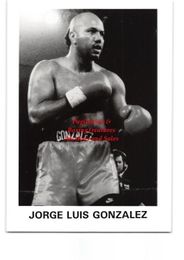 c. 1990's JORGE LUIS GONZALEZ Vintage Boxing Photo HEAVYWEIGHT Havana, Cuba