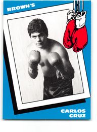 Carlos Cruz 1990 Brown's Boxing Card