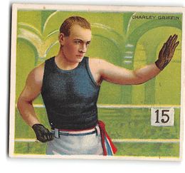Charley Griffin - T-218 Tobacco Boxing Card Mecca Factory No. 649