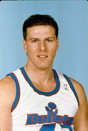 Dave Feitl - 1988-89 NBA Color Photo Slide - Washington Bullets