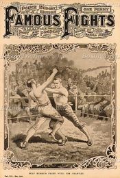 Deaf Burke vs. Tim Crawley - Bare-Knuckle Boxing Archive Print - c. 1830