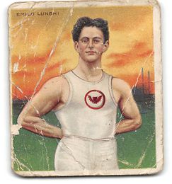 Emilo Lunghi - T-218 Sports Tobacco Card Hassan Factory No. 649