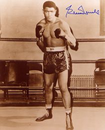 Ernie Terrell - Signed Sepia Photograph 