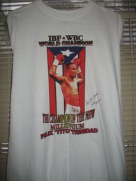 Felix Tito Trinidad - Vintage c. 1999 Souvenir T-Shirt