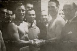 Frank Hough vs. Eddie Pierce w/ Nat Seller & Johnny Sharpe - Archive Photo - 1934