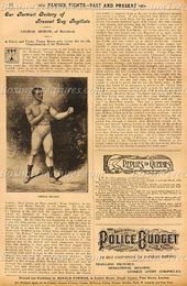 George Bishop "Of Hereford" - Boxing Archive Print - c. 1902