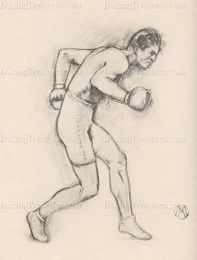 Georges Carpentier - Archive Print - c. 1917