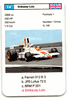 Graham Hill 1d - 1975 FX Schmid "Racing Cars - Top Trumps" Formula 1 Auto Racing Card