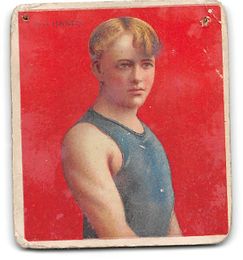 H.J. Handy - T-218 Sports Tobacco Card Mecca Factory No. 649