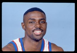 Harvey Grant - 1989-90 NBA Color Photo Slide - Washington Bullets