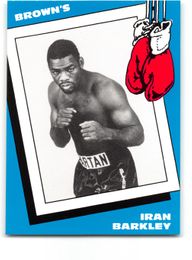Iran Barkley 1990 Brown's Boxing Card