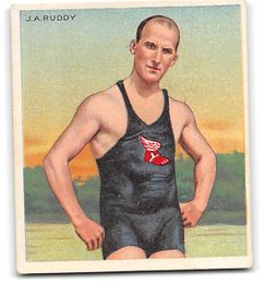 J.A. Ruddy - T-218 Sports Tobacco Card Mecca Factory No. 649