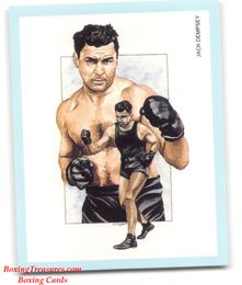 Jack Dempsey - 1991 Victoria Gallery "Boxing Champions 1st Series" Boxing card (Red back)