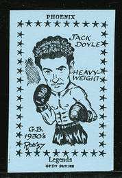 Jack Doyle - c. 1996 Phoenix "Legends - Open Series" Boxing Card