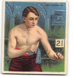 Jack Goodman - T-218 Tobacco Boxing Card Mecca Factory No. 649