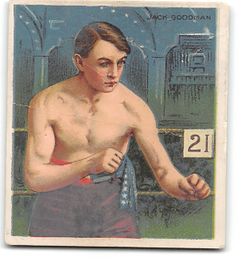 Jack Goodman - T-218 Tobacco Boxing Card Mecca Factory No. 649