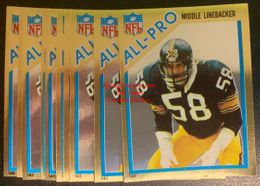 Jack Lambert #143 All-Pro Foil Card - 1982 Topps Stickers (Lot of 10)