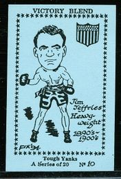 James Jeffries - 1994 Victory Blend / Rover "Tough Yanks - 1st Series of 20" Boxing Card