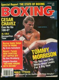 January 1993 Boxing Scene Magazine - Tommy Morrison