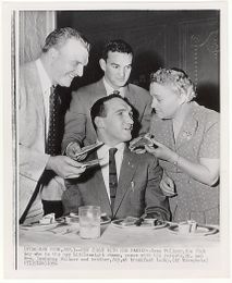Jay & Gene Fullmer with family - Vintage Photo - 1957