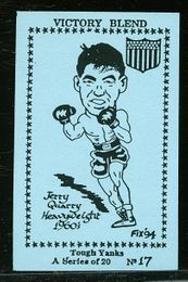 Jerry Quarry - 1994 Victory Blend / Rover "Tough Yanks - 1st Series of 20" Boxing Card