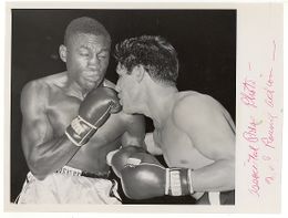 Jimmy Carter vs. Babe Herman - Vintage Photo - 1954