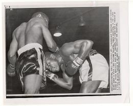 Jimmy Carter vs. Orlando Zulueta - Vintage Photo - 1955