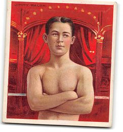Jimmy Walsh - T-218 Tobacco Boxing Card Hassan Factory No. 649