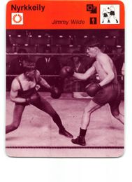 Jimmy Wilde -  1978 Sportscaster Boxing Card - Finland Version "Nyrkkeily"
