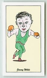 Jimmy Wilde - 2000 W.R. Priddy Antiques "50 Fighting Champions" Boxing Card