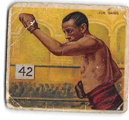 Joe Gans - T-218 Tobacco Boxing Card Mecca Factory No. 30