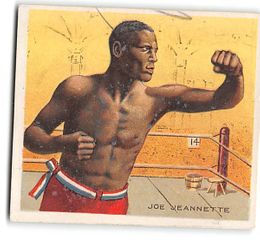 Joe Jeannette - T-218 Tobacco Boxing Card Mecca Factory No. 649