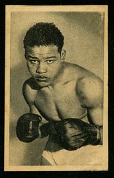 Joe Louis - 1939 U.T.C. South African Tobacco Boxing Card "World Famous Boxers"