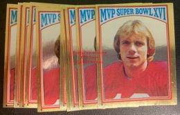 Joe Montana (2nd Year Card) #5 Super Bowl XVI MVP Foil Card - 1982 Topps Stickers (Lot of 10)