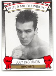 Joey DeGrandis 1992 Brown's Boxing Card