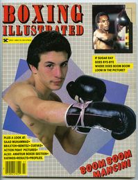 July 1982 Boxing Illustrated Magazine - Ray "Boom Boom" Mancini on Cover