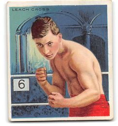 Leach Cross - T-218 Tobacco Boxing Card Mecca Factory No. 649