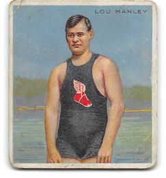 Lou Manley - T-218 Sports Tobacco Card Mecca Factory No. 30