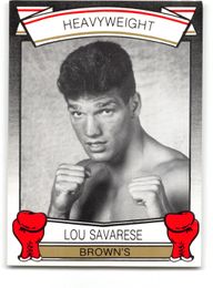 Lou Savarese 1992 Brown's Boxing Card