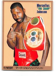Mark Johnson "Too Sharp" - 1998 Japan World Boxing Card